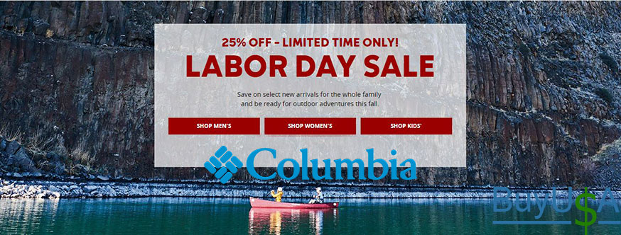 Columbia.com - скидка 25% только сегодня