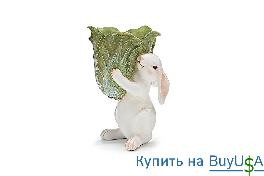 статуэтка кролик с капустой